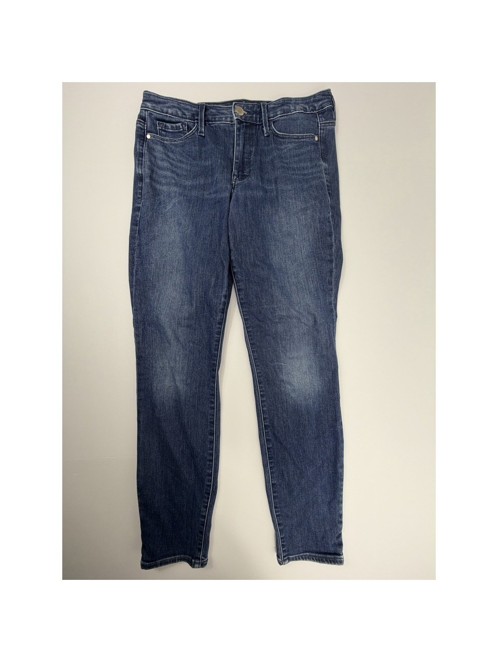 Athleta Women's Size 4 Blue Denim Jeans Mid Rise Stretch Skinny Casual